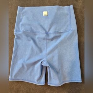 Vuori Women's Sky Blue Bike Shorts
